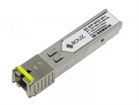 Модуль SFP 125G WDM до 20км Tx 1550нмRx 1310нм SC DDM индустриальный