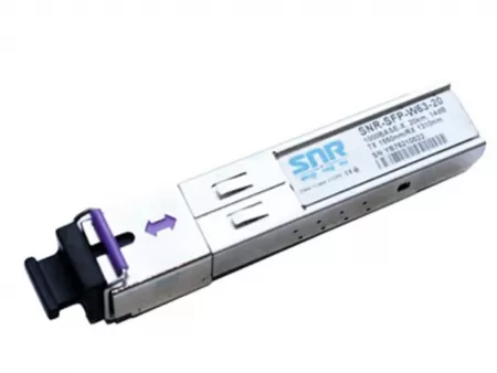 Модуль SNR SFP WDM дальность до 20км (14dB) 1550нм SNR-SFP-W53-20