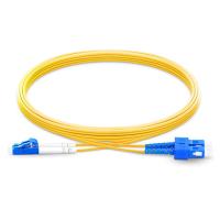 Патчкорд оптический LCUPC-SCUPC SM Duplex 1 метр LSZH 3мм