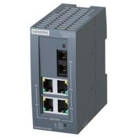 Коммутатор Siemens Scalance XB004-1G_ 4×RJ45 101001000Мбитс 1×SC 1000Мбитс (MM до 750м)