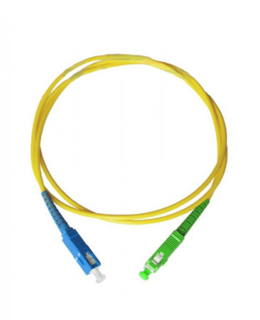 Патчкорд оптический SCUPC-SCAPC SM Simplex 15 метра LSZH 3мм
